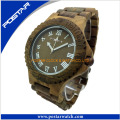Hohe Qualität Uhren Holz Uhrenarmband Uhren mit benutzerdefinierten Logo